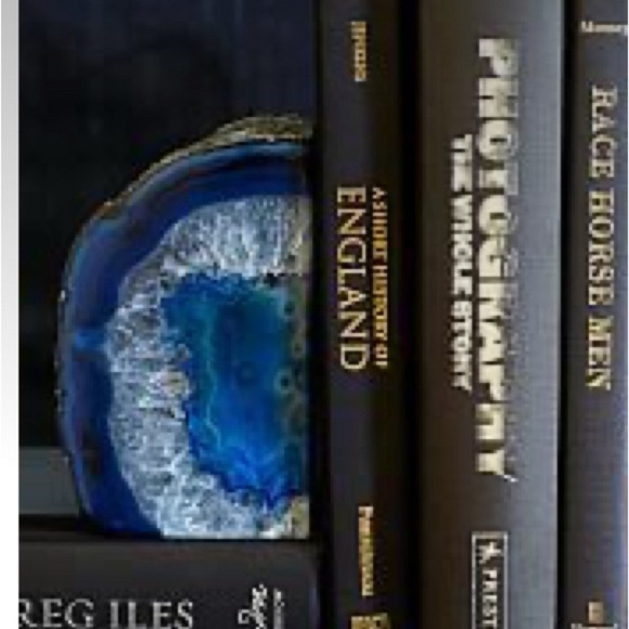 Geode Bookend or Shelf Decor “Blue” - Picture 3 of 7